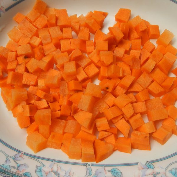 Diced carrots
